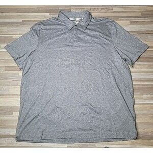Joseph Abboud Mens XXL Gray Liquid Soft 100% Cotton Polo Shirt NEW with Tags‎
